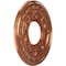 Ekena Millwork Baltimore PVC Medallion (Canopies up to 4 1/4"), 10"OD x 3 1/2"ID x 3/4"P, Bright Coat Copper CMP10BABCO - alternate 5